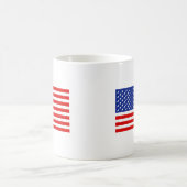 Flagge mit Hundeknochen Kaffeetasse (Mittel)