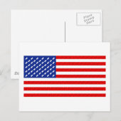 Flagge mit Hundeknochen Postkarte (Vorne/Hinten)