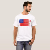 Flagge mit Hundeknochen T-Shirt (Vorne ganz)