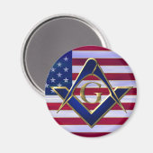 Flagge mit Platz und Kompassen Magnet (Vorderseite/Rückseite)