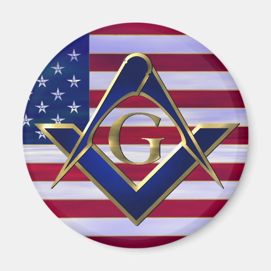 Flagge mit Platz und Kompassen Magnet (Vorne)