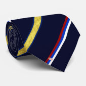 Flagge mit serbischen Streifen Krawatte (Gerollt)