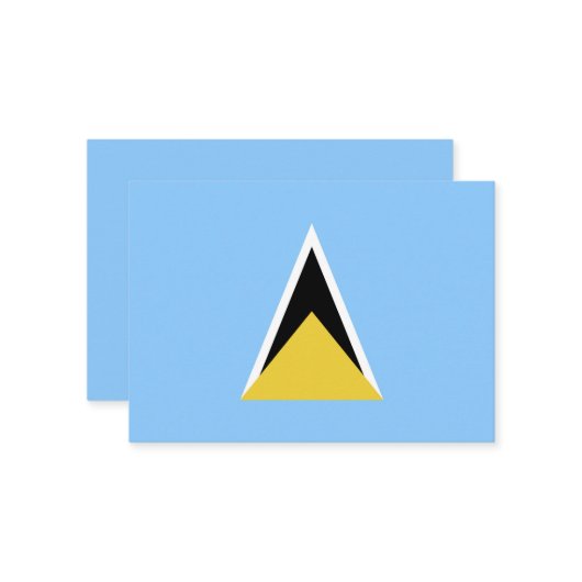 Flagge Mitteilungskarte (Vorderseite/Rückseite Beispiel)