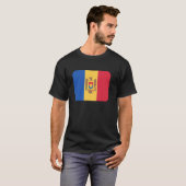 Flagge Moldawien T-Shirt (Vorne ganz)