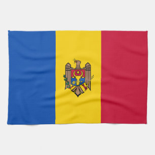 Flagge Moldawiens Geschirrtuch