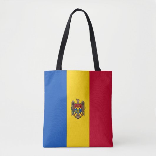 Flagge Moldawiens Tasche (Vorderseite)
