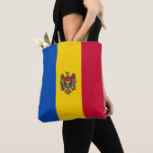 Flagge Moldawiens Tasche (Von Nahem)