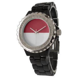 Flagge Monaco Armbanduhr