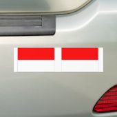 Flagge Monaco Autoaufkleber (Auf Auto)