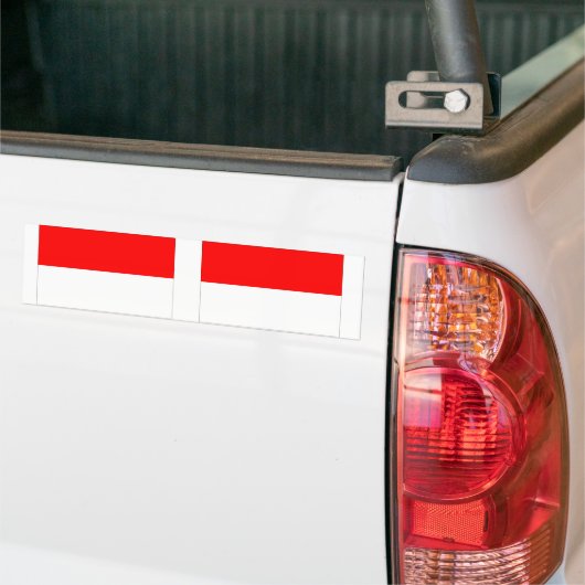 Flagge Monaco Autoaufkleber (Auf Lkw)