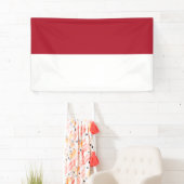 Flagge Monaco Banner (Insitu)
