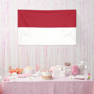 Flagge Monaco Banner