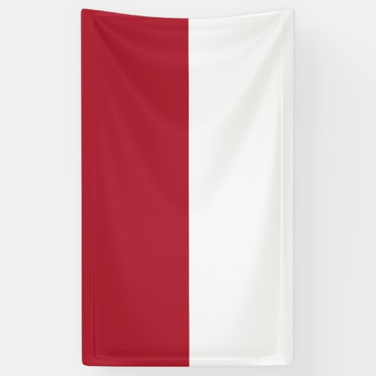 Flagge Monaco Banner (Vertikal)