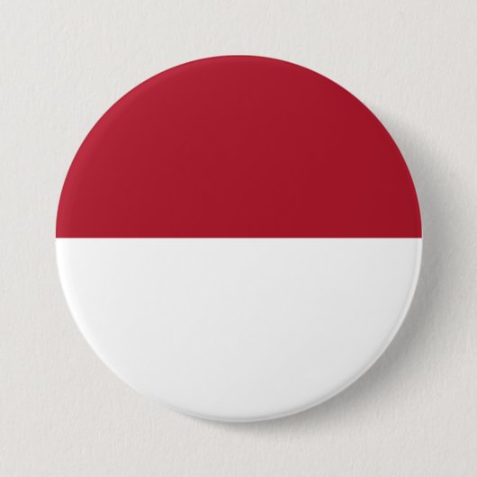 Flagge Monaco Button (Vorderseite)