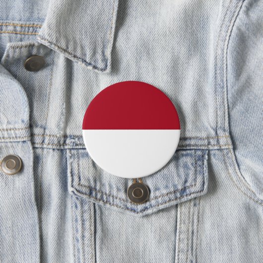 Flagge Monaco Button (Beispiel)