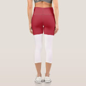 Flagge Monaco Capri Leggings (Rückseite)