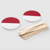 Flagge Monaco Fächer (Non-assembled)