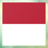 Flagge Monaco Fensteraufkleber (Blatt 3)