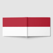 Flagge Monaco Gästebuch (Voll)
