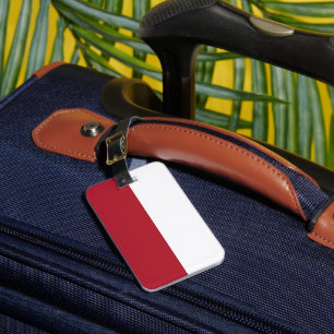 Flagge Monaco Gepäckanhänger