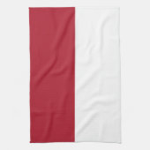 Flagge Monaco Geschirrtuch (Vertikal)