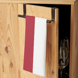 Flagge Monaco Geschirrtuch