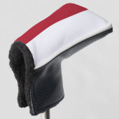 Flagge Monaco Golf Headcover (3/4 Vorderseite)