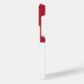 Flagge Monaco iPhone Hülle (Linke Seite)