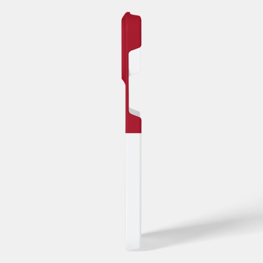 Flagge Monaco iPhone Hülle (Linke Seite)