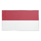 Flagge Monaco Kissenbezug (Rückseite)