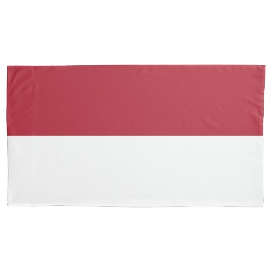 Flagge Monaco Kissenbezug (Vorderseite)