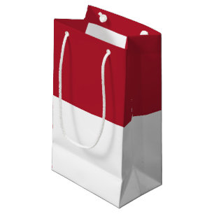 Flagge Monaco Kleine Geschenktüte