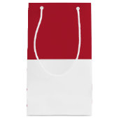 Flagge Monaco Kleine Geschenktüte (Vorderseite)