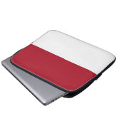 Flagge Monaco Laptopschutzhülle (Vorne Knopf)