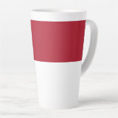 Flagge Monaco Milchtasse (Rechte Ecke)