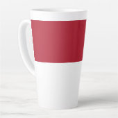 Flagge Monaco Milchtasse (Linke Ecke)