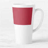 Flagge Monaco Milchtasse (Rechts)