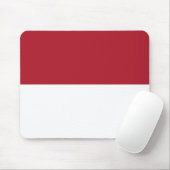 Flagge Monaco Mousepad (Mit Mouse)