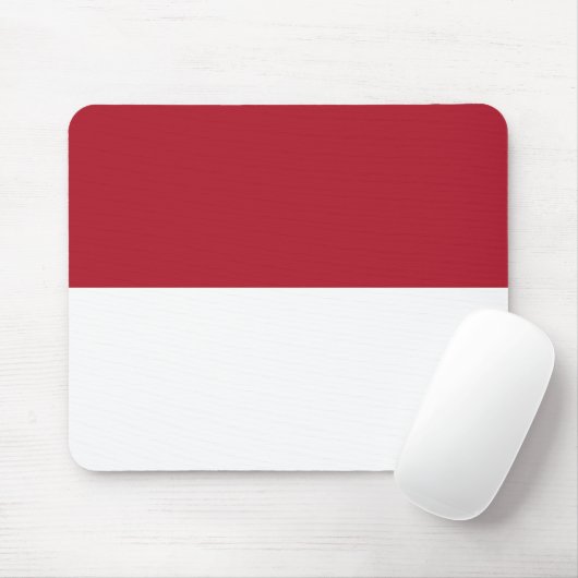 Flagge Monaco Mousepad (Mit Mouse)