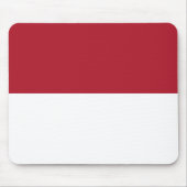 Flagge Monaco Mousepad (Vorne)