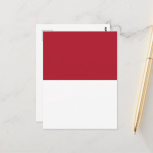 Flagge Monaco Postkarte