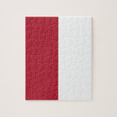 Flagge Monaco Puzzle (Vertikal)