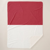 Flagge Monaco Sherpadecke (Vorderseite)