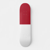 Flagge Monaco Skateboard (Vorne)