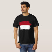 Flagge Monaco T-Shirt (Vorne ganz)