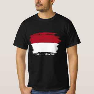 Flagge Monaco T-Shirt