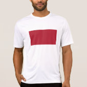 Flagge Monaco T-Shirt (Vorderseite)