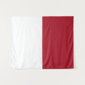 Flagge Monaco Wandteppich (Vorderseite (Horizontal))