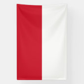 Flagge Monacos Banner (Vertikal)