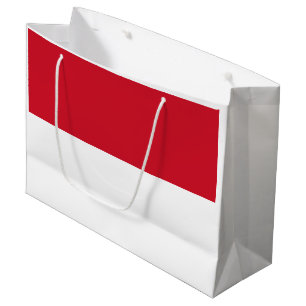Flagge Monacos Große Geschenktüte